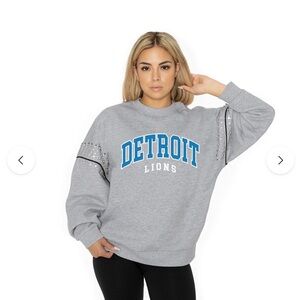 Detroit Lions Women's Gray Sweatshirt